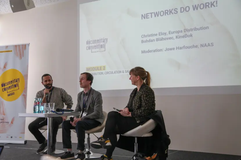 NAAS Executive Director Jowe Harfouche co-facilitated “Distribution, Circulation & Sales” at the Documentary Convention 2019