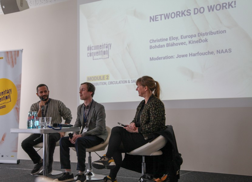 NAAS Executive Director Jowe Harfouche co-facilitated “Distribution, Circulation & Sales” at the Documentary Convention 2019